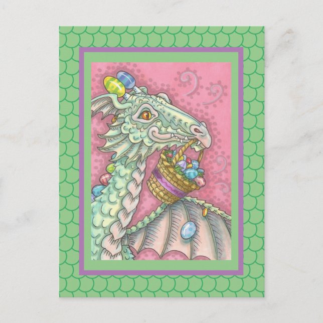 SPRING EASTER DRAGON EGG DROP, CARTE POSTALE IMAGI (Devant)
