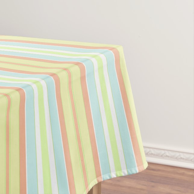 Spring Pastel Stripes Ville & Campagne Nappe (In Situ)