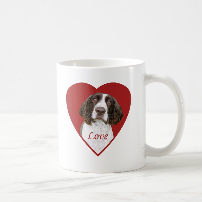 Springer anglais Spaniel Love Coffee Mug (Droite)