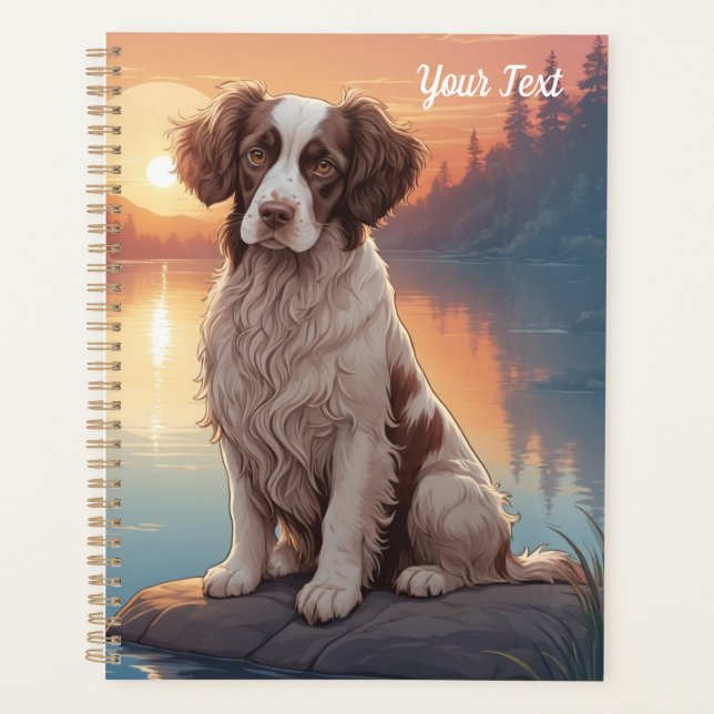 Springer Spaniel au bord d'un lac (Devant)