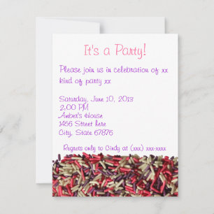 Sprinkings party invitation