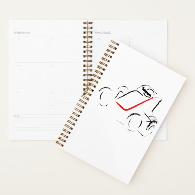 Sprintcar 01 Noir et Rouge (Devant avec enveloppe)