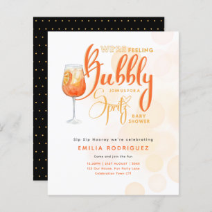 Spritz Baby shower garçon ou fille Black Orange