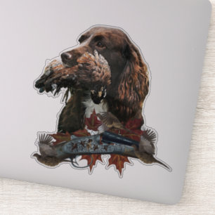 Sprocker Spaniel, Sticker d'art pour chien d'arme