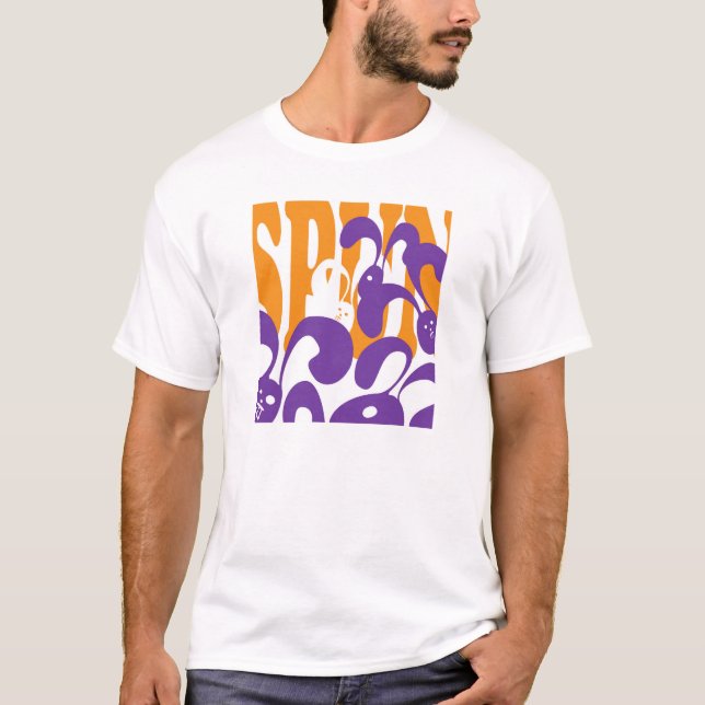 Spunland a tourné le T-shirt (le mâle) (Devant)