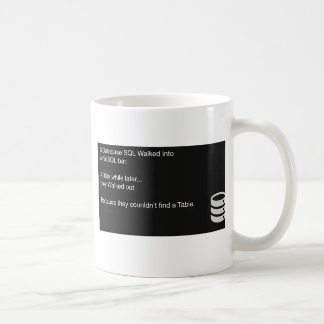 SQL Computer Mug (Droite)