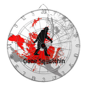 Squatchin allé avec la cible noire de Bigfoot