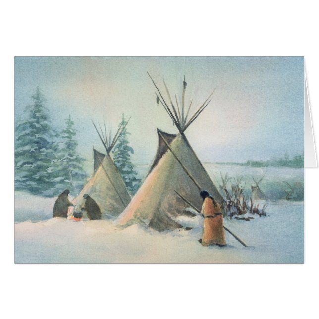 SQUAW de CAMP de TIPI par SHARON SHARPE (Devant Horizontal)