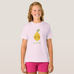 Squeeze Day Punny T-shirt citron