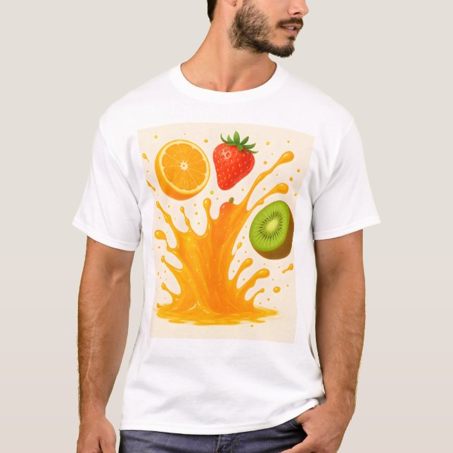 Squeeze frais - Vibes de bar à jus T-shirt (Devant)