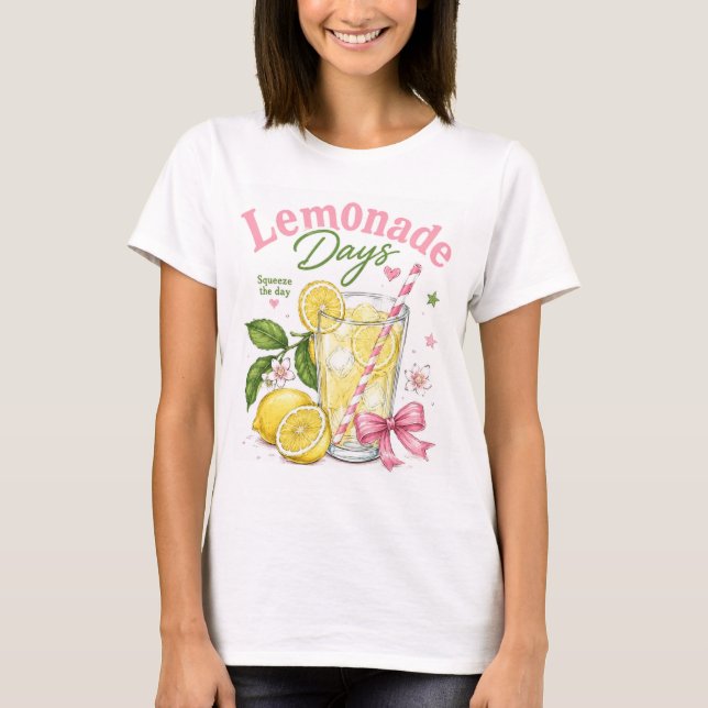 Squeeze the Day Lemonade T-Shirt (Devant)