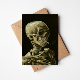 Squelette avec cigarette brûlante   Vincent van Go