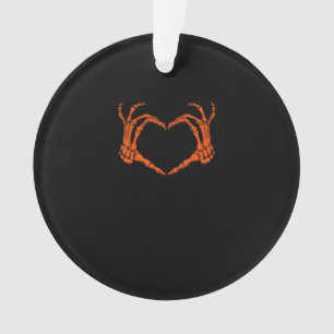Squelette Coeur main signe costume Halloween Desig