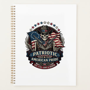 Squelette Cowboy Patriotique Squelette de Patriote