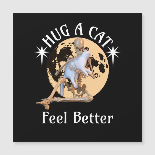 Squelette de chat câlin au clair de lune Confort H (Devant)