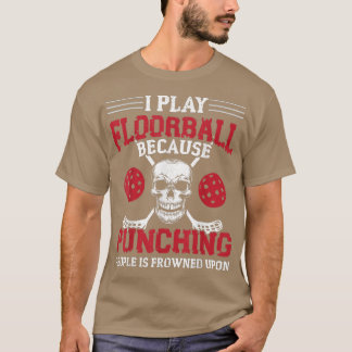 Squelette De Floorball Dit T-Shirt