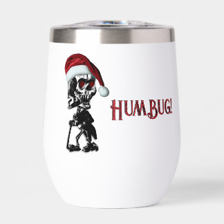 Squelette de Noël fumeur de cigare Humbug
