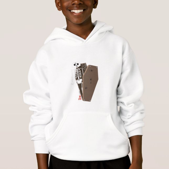 Squelette et café Halloween Design (Devant)