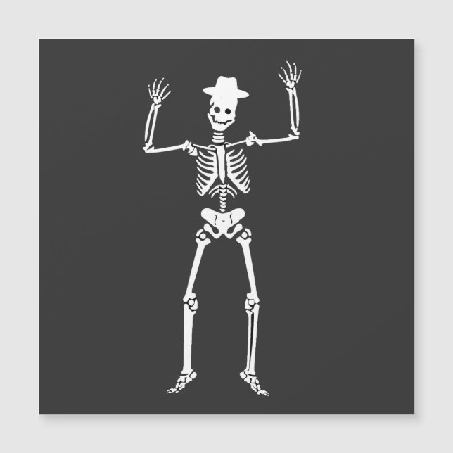 Squelette, Halloween, Sorcière (Devant)