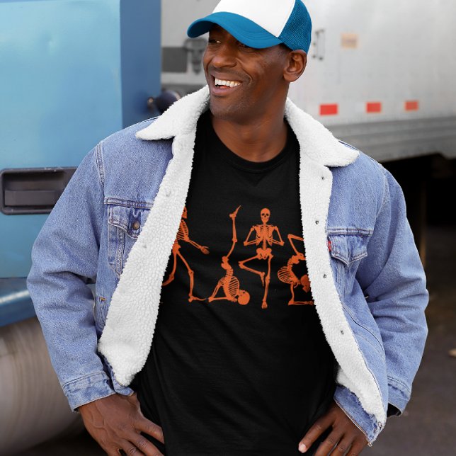 Squelette Halloween T-shirt Dansant Skeleton T-shi (Créateur téléchargé)