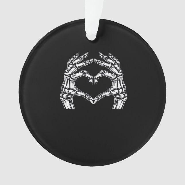Squelette Mains de coeur Signer Costume d'Hallowee (devant)