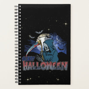 Squelette Mal Dans La Nuit Noire Effrayant Hallowe