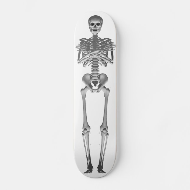 Squelette pleine longueur : Skateboard personnalis (Recto)