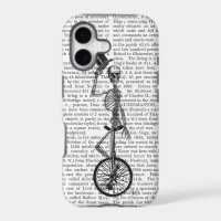 Squelette sur monocycle