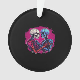 Squelette traditionnel américain tenant main tatou