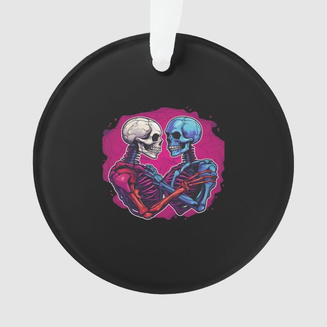 Squelette traditionnel américain tenant main tatou (devant)