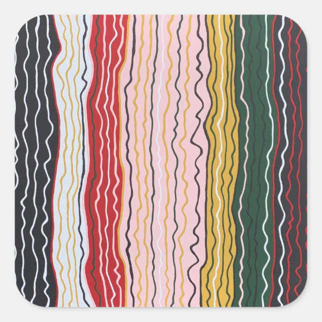 Squiggles modernes 2 Stickers (Devant)