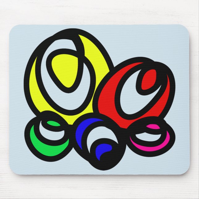 Squigly Eggs le tapis de tapis de souris (Devant)