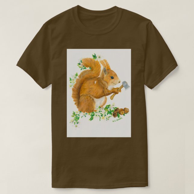 Squirrel goes nuts Classic TShirt (Design devant)