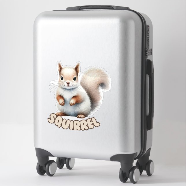 SQUIRREL - STICKER DE NURSERY (Sur valise)