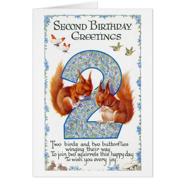 Squirrels card (Devant)