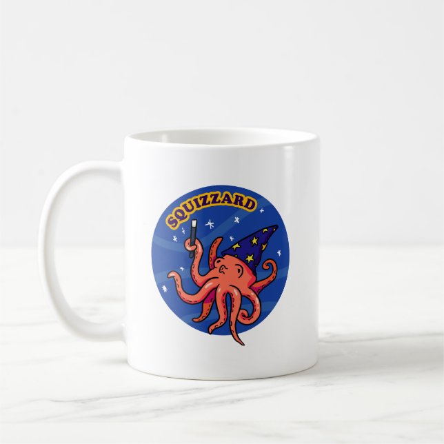 Squizzard Funny Magie Animal Pun Mug (Gauche)
