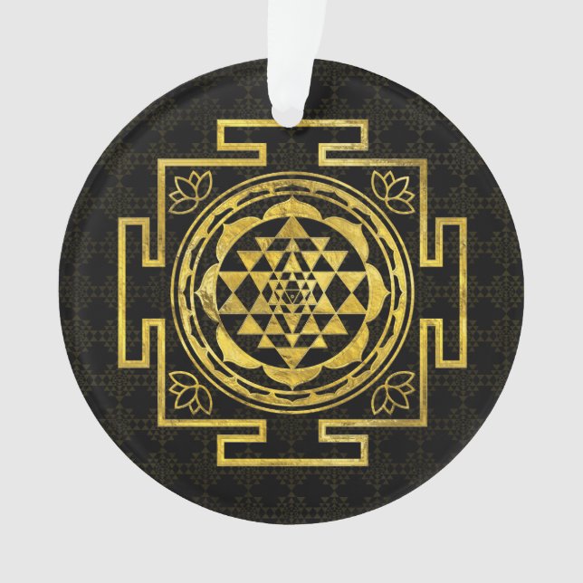 Sri d'or Yantra/Sri Chakra (devant)