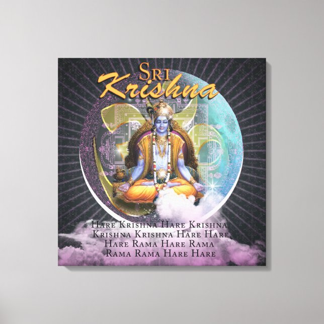 SRI KRISHNA - Toile imprimée (Recto)
