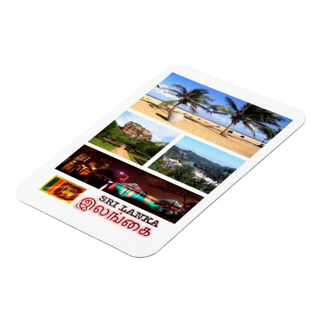 Sri Lanka - Mosaïque - Magnet (Côté Gauche)