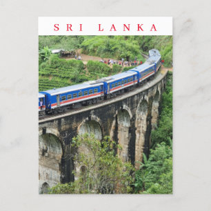 Sri Lanka Nine Arches Bridge vue carte postale