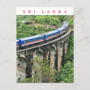 Sri Lanka Nine Arches Bridge vue carte postale