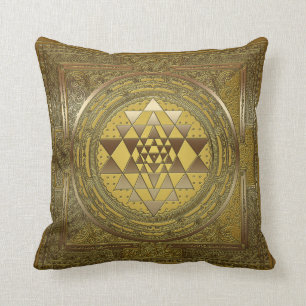 Sri Yantra Gold - Coussin