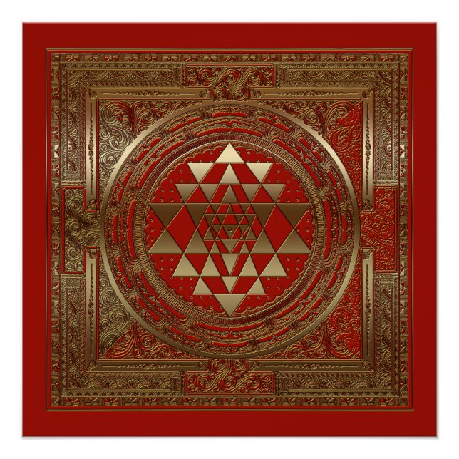 Sri Yantra - Poster (Devant)