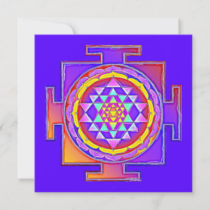 Sri Yantra - Symbole hindouiste Design 1