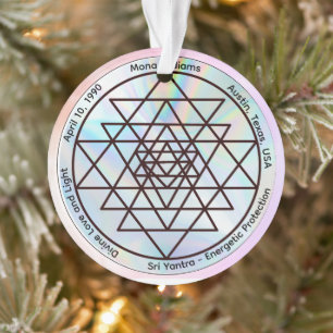 Sri Yantra – Talisman de Protection Personnalisabl