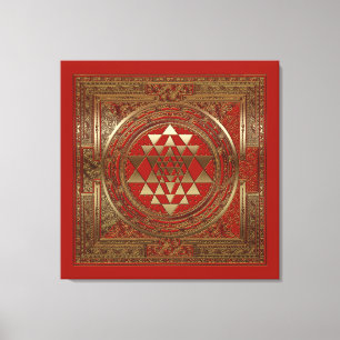 Sri Yantra - Toile enveloppée