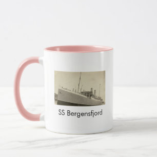 SS Bergensfjord Navire norvégien Café Mug