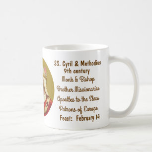 SS. Cyril & Methodius (M 001) Café Mug #1b