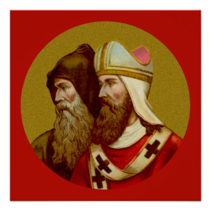 SS. Cyrille & Méthode (M 001) Affiche 20"x20" #1