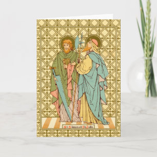 SS. Simon et Jude Thaddeus (RLS16) Carte de vœux v